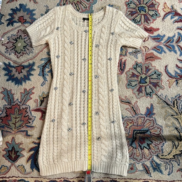 Dex Cable Knit Sweater Dress - Picture 6 of 8